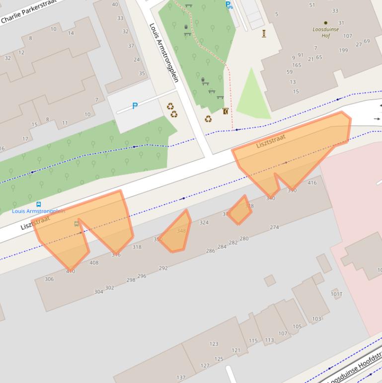 Kaart van postcodegebied 2551TN.