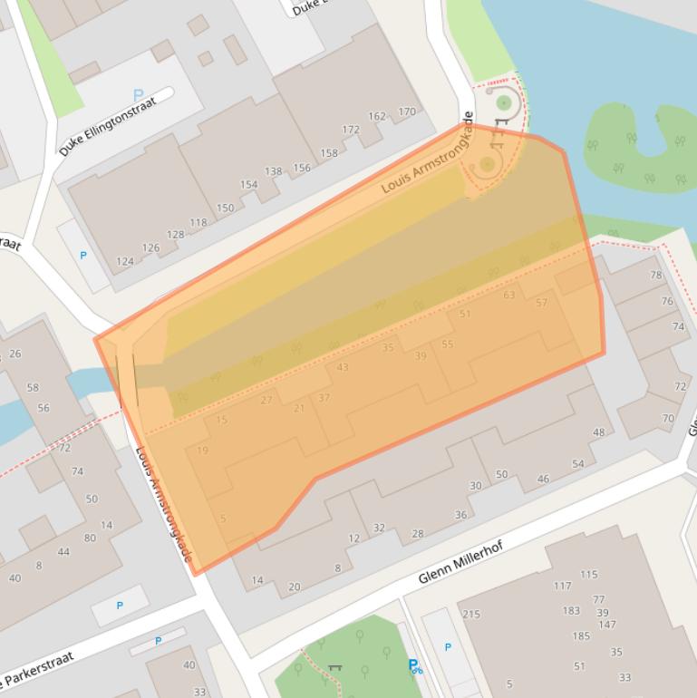 Kaart van postcodegebied 2551WR.