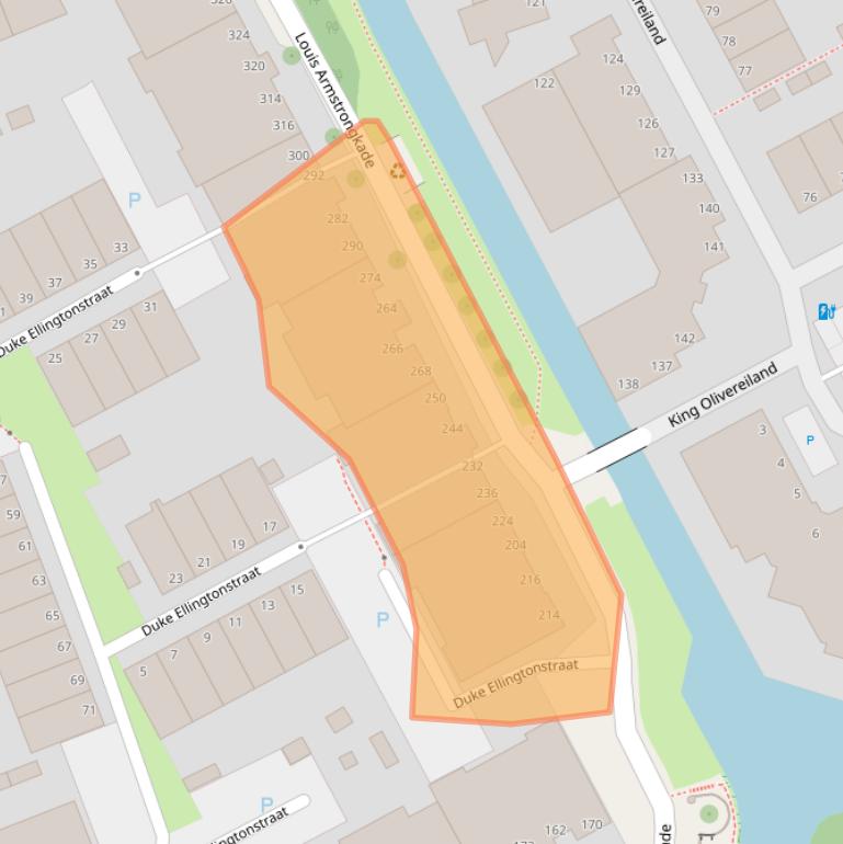 Kaart van postcodegebied 2551WX.