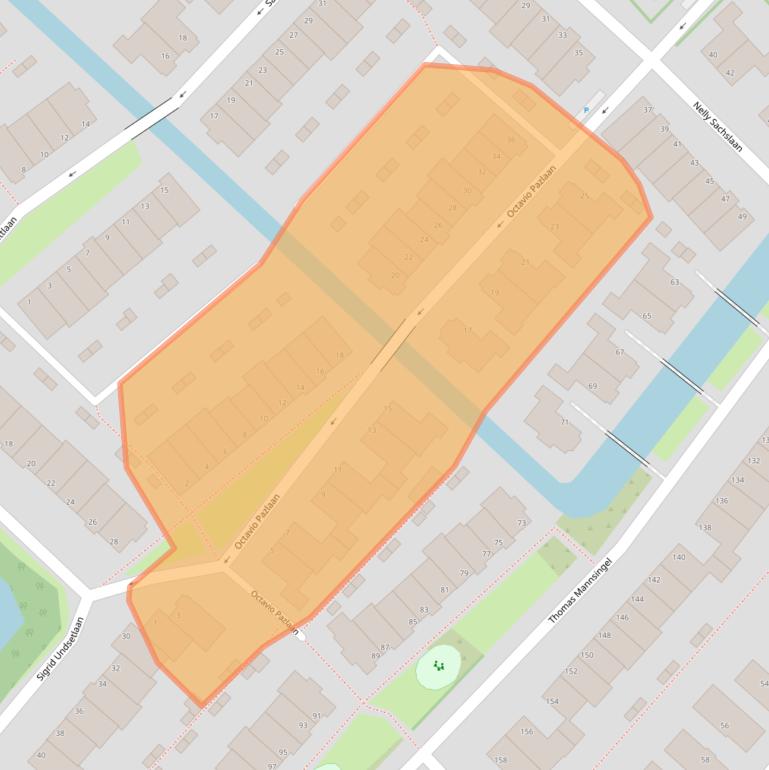 Kaart van postcodegebied 2553DM.