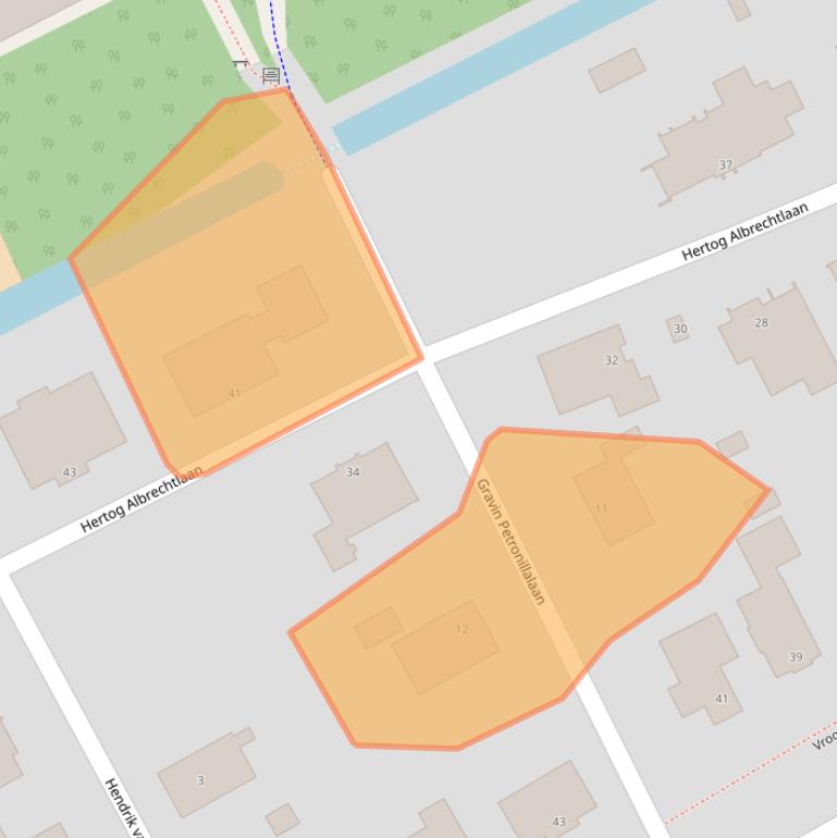 Kaart van postcodegebied 2553DR.