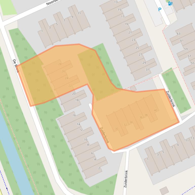 Kaart van postcodegebied 2553GH.