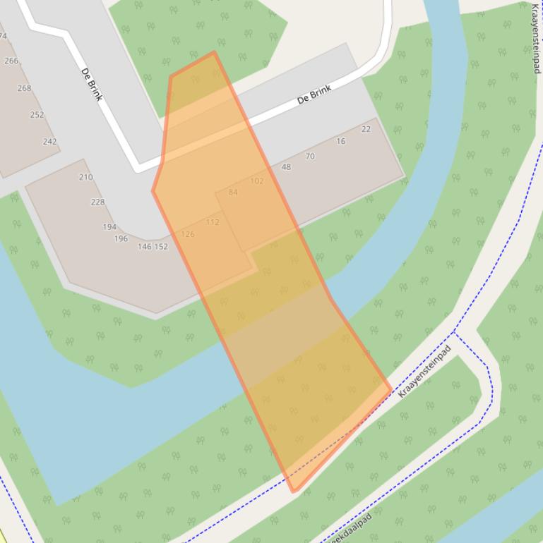 Kaart van postcodegebied 2553HB.