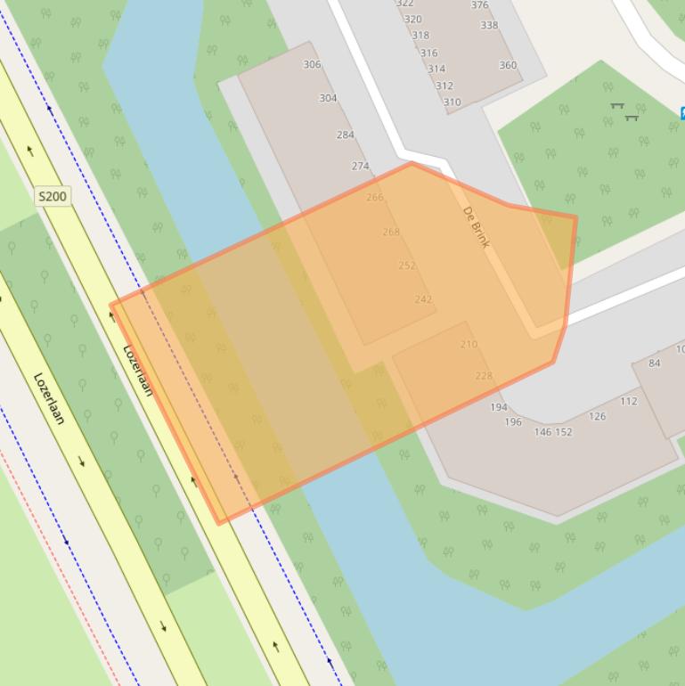 Kaart van postcodegebied 2553HD.