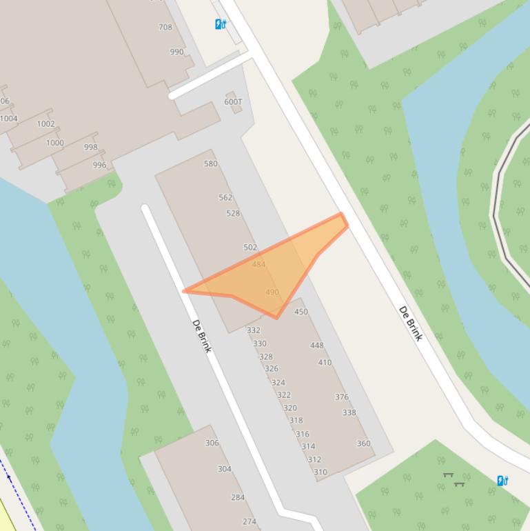 Kaart van postcodegebied 2553HJ.