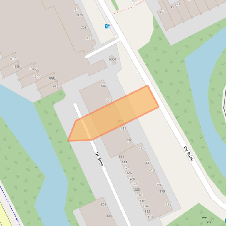 Kaart van postcodegebied 2553HK.