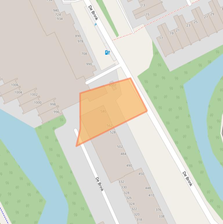 Kaart van postcodegebied 2553HL.