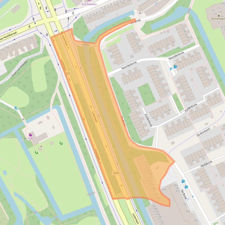 Kaart van postcodegebied 2553HZ.