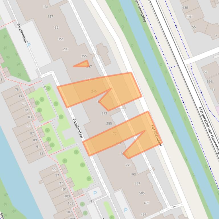 Kaart van postcodegebied 2553JG.