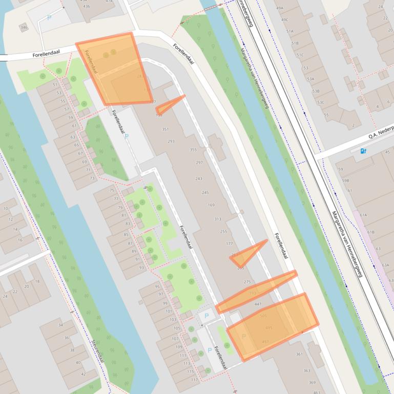 Kaart van postcodegebied 2553JH.