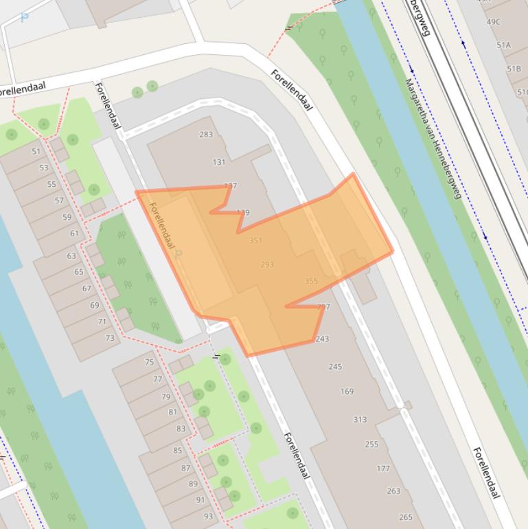 Kaart van postcodegebied 2553JL.