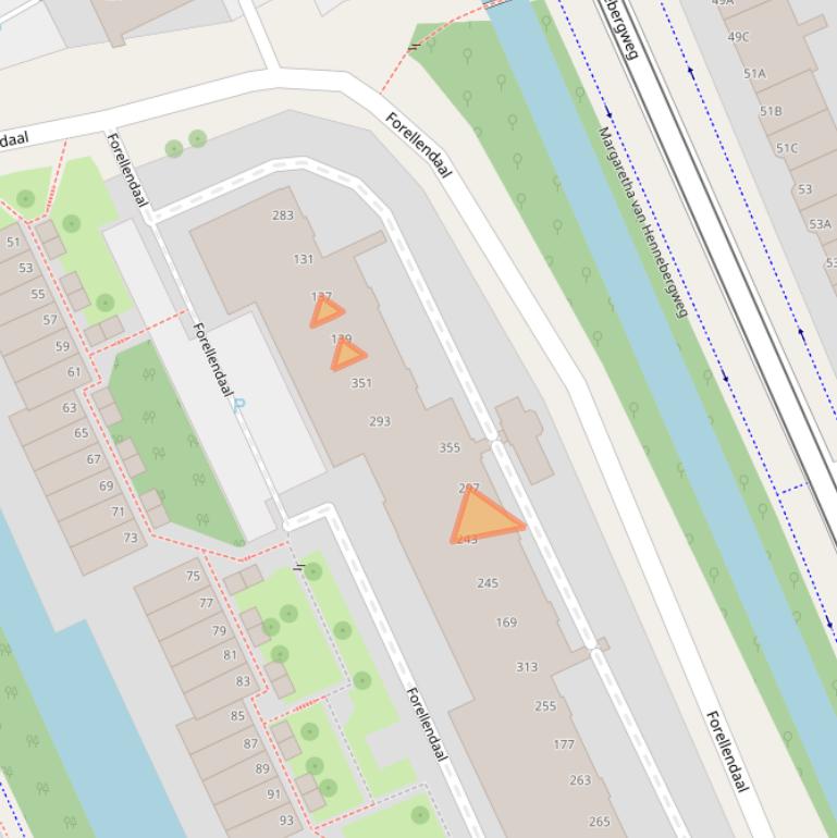 Kaart van postcodegebied 2553JN.