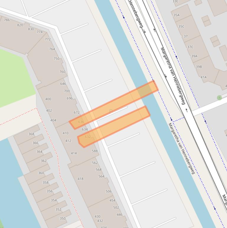 Kaart van postcodegebied 2553KE.