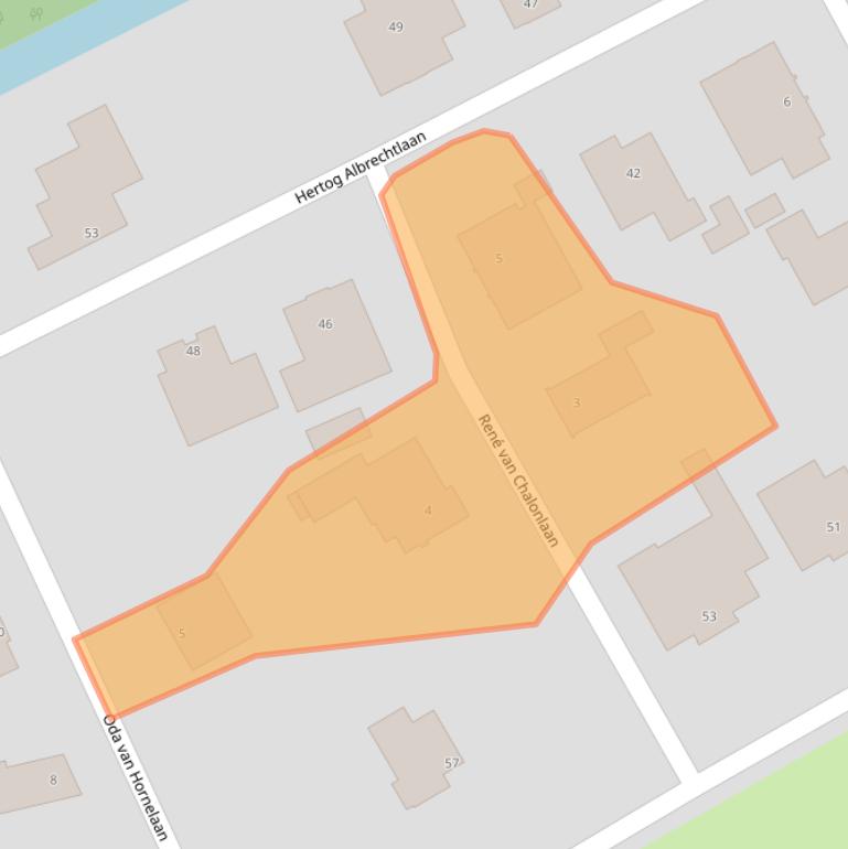 Kaart van postcodegebied 2553MZ.