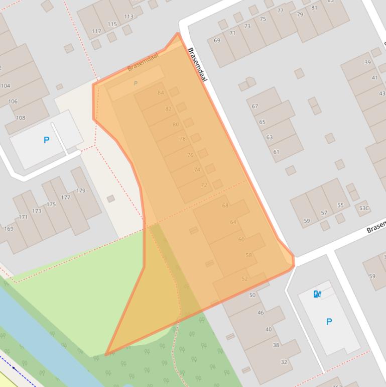 Kaart van postcodegebied 2553NG.