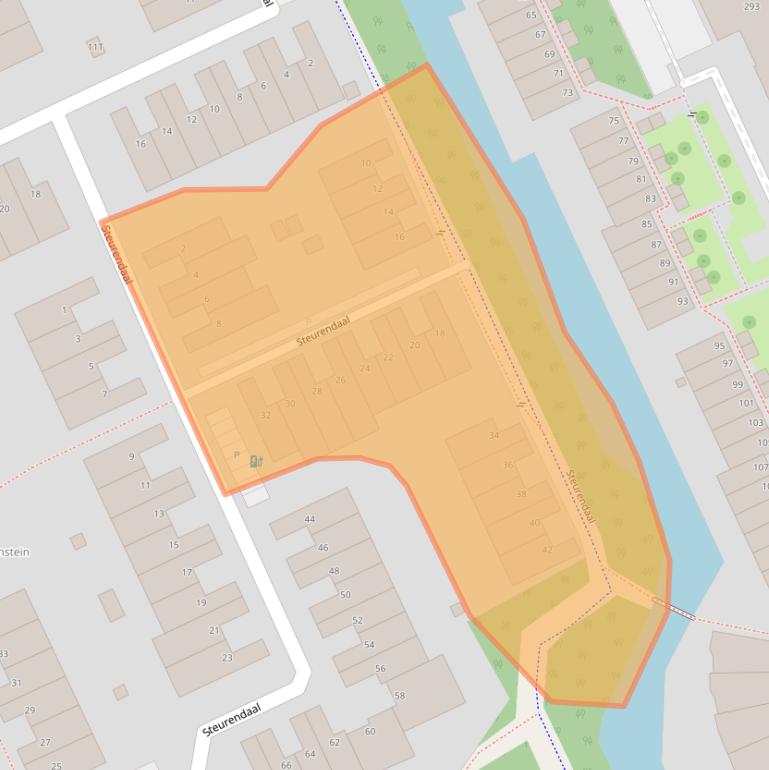 Kaart van postcodegebied 2553PN.
