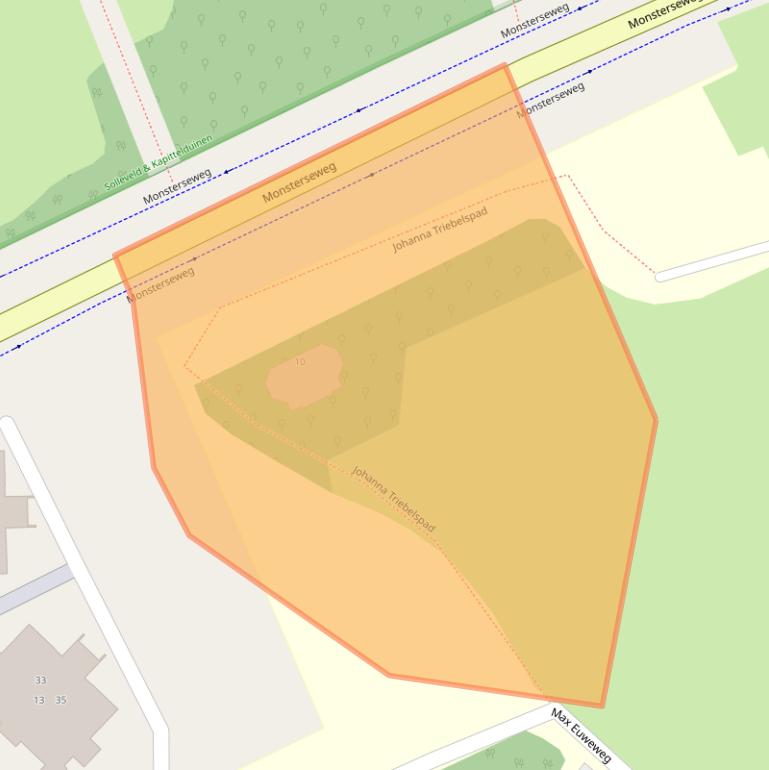 Kaart van postcodegebied 2553PS.