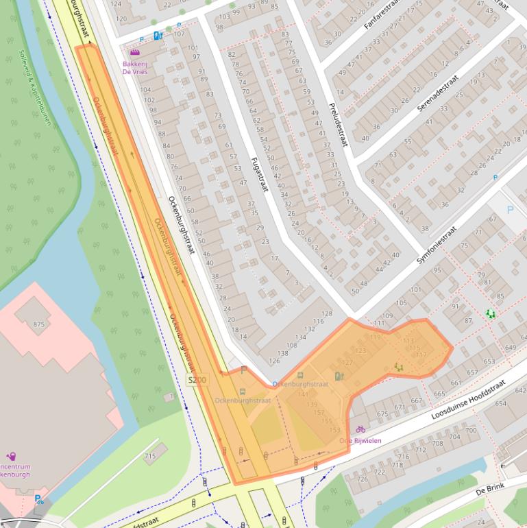 Kaart van postcodegebied 2553TG.