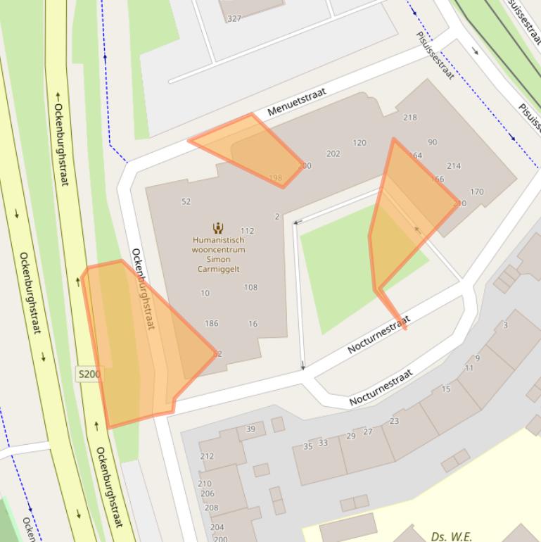 Kaart van postcodegebied 2553TN.