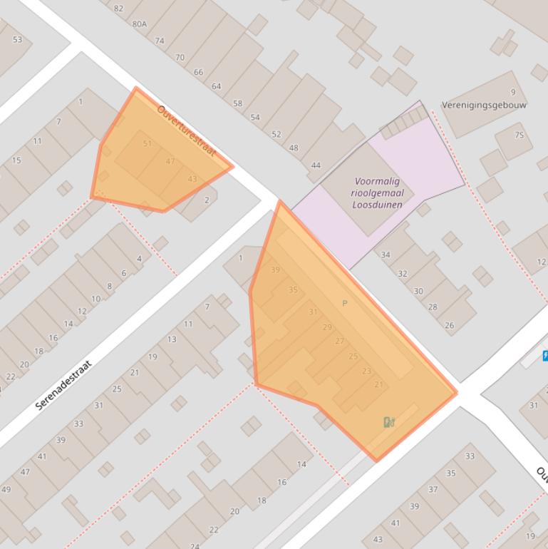 Kaart van postcodegebied 2553VM.