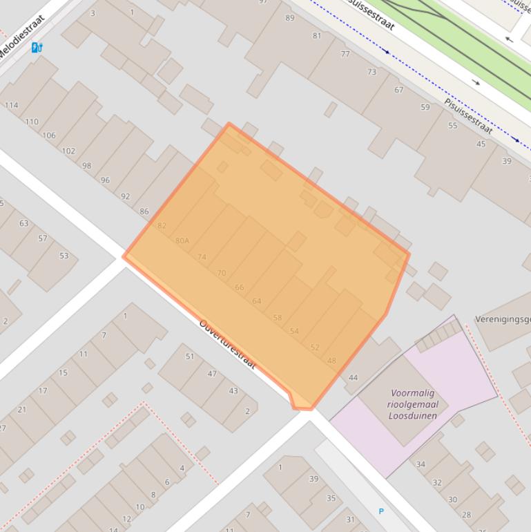 Kaart van postcodegebied 2553VR.