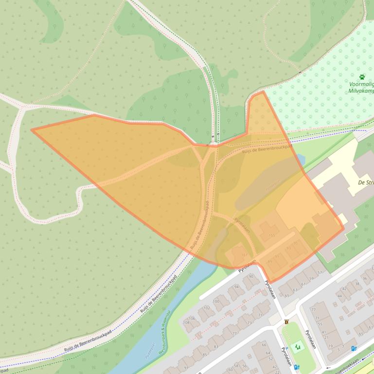 Kaart van postcodegebied 2554HJ.