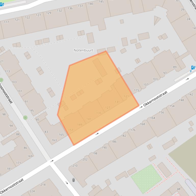 Kaart van postcodegebied 2555ZD.