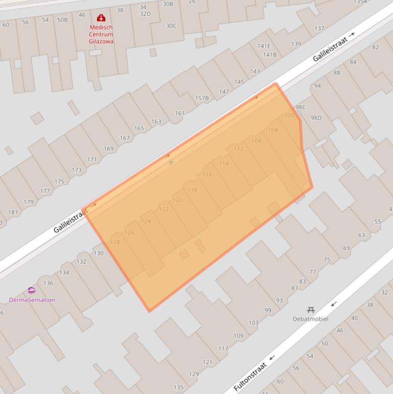 Kaart van postcodegebied 2561TJ.