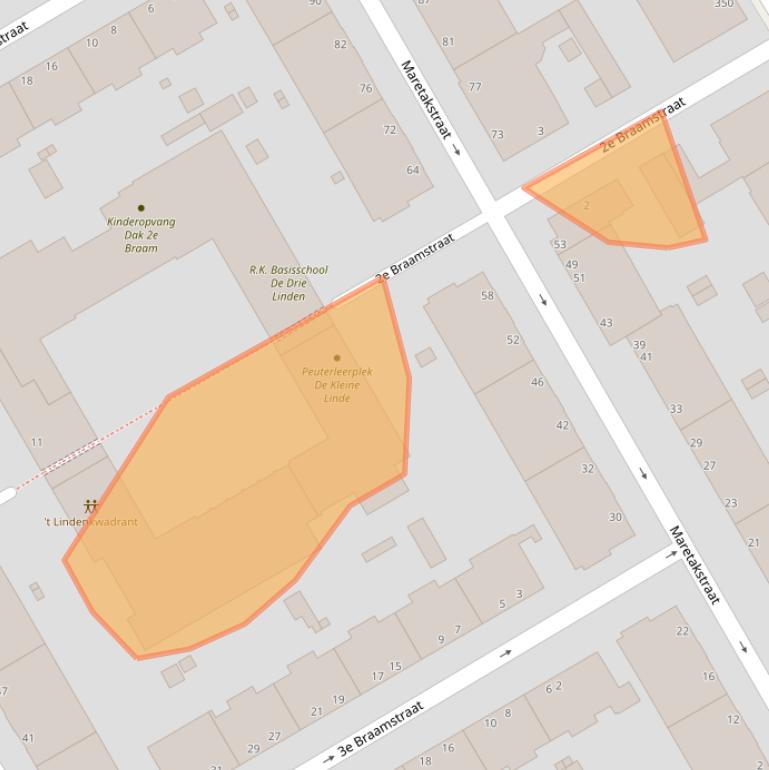 Kaart van postcodegebied 2563HK.