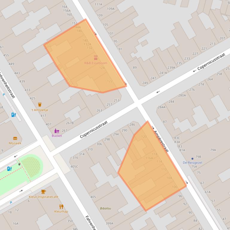 Kaart van postcodegebied 2563ZW.