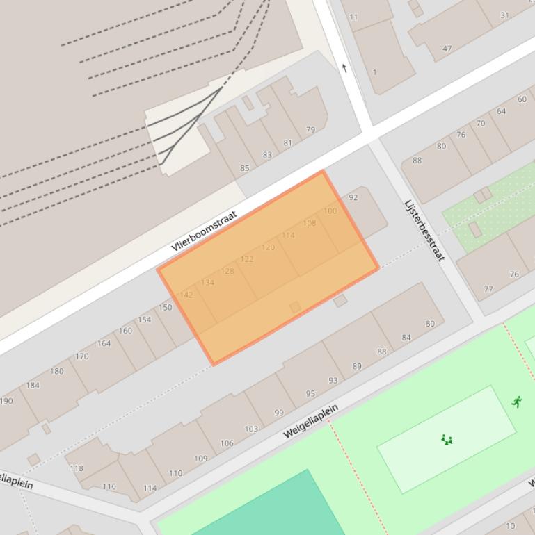 Kaart van postcodegebied 2564HM.