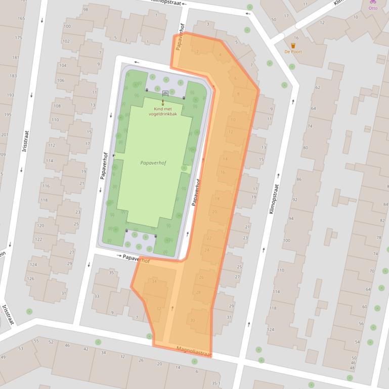 Kaart van postcodegebied 2565CB.