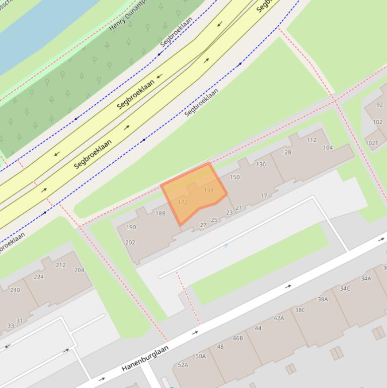 Kaart van postcodegebied 2565DP.