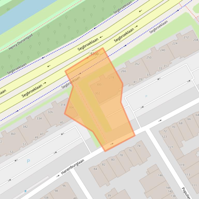 Kaart van postcodegebied 2565DV.