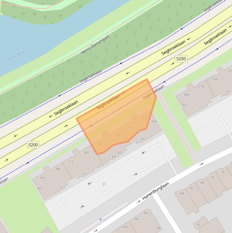 Kaart van postcodegebied 2565DW.