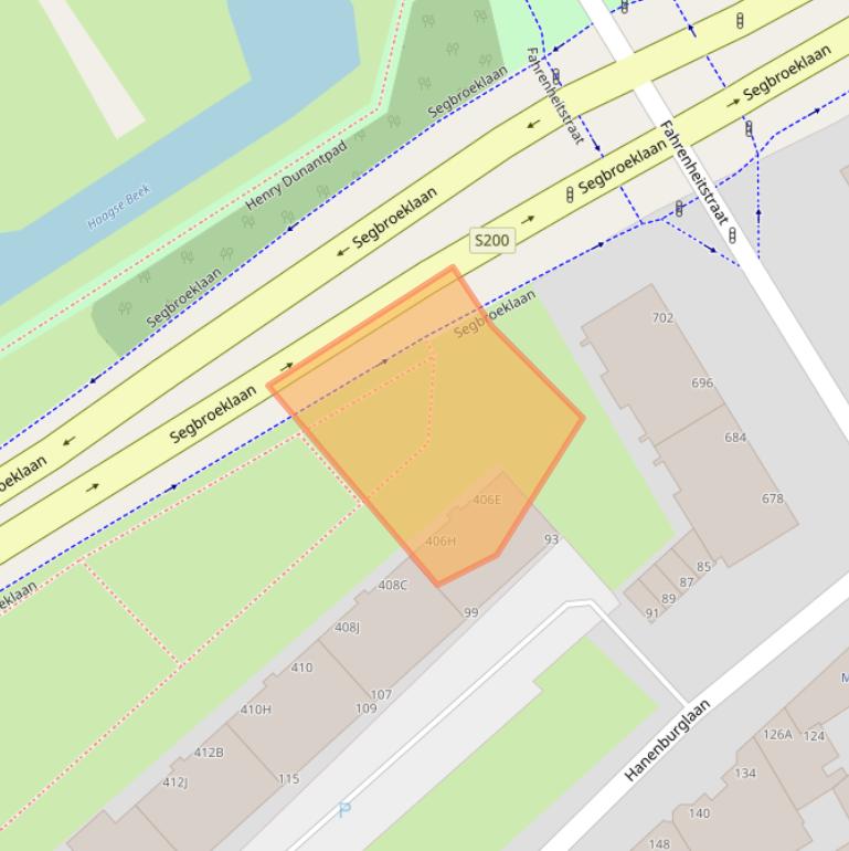 Kaart van postcodegebied 2565EA.