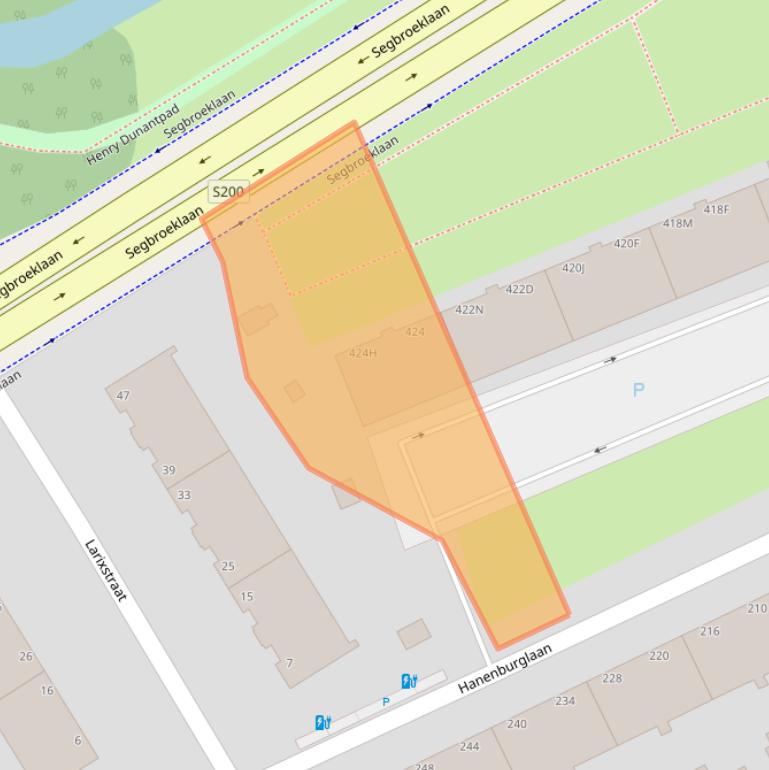 Kaart van postcodegebied 2565EL.