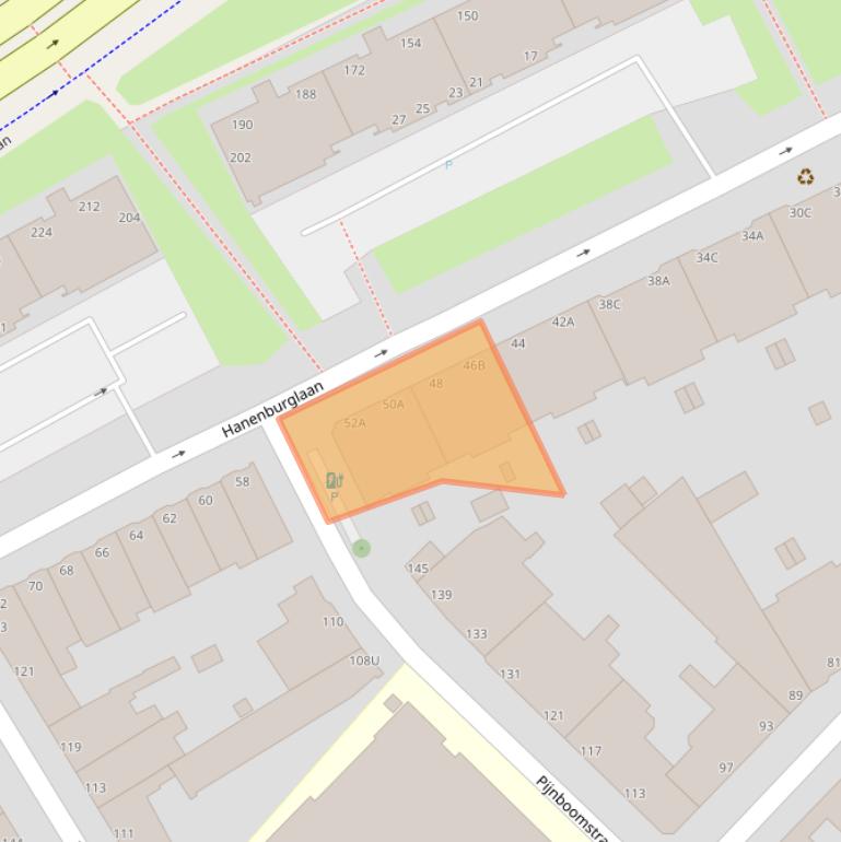 Kaart van postcodegebied 2565GV.