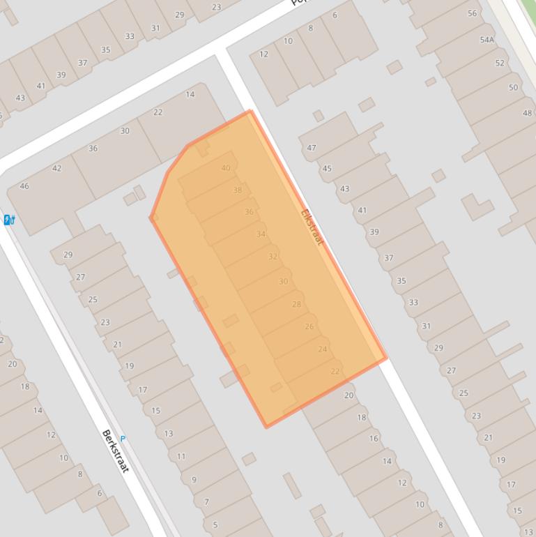 Kaart van postcodegebied 2565MZ.