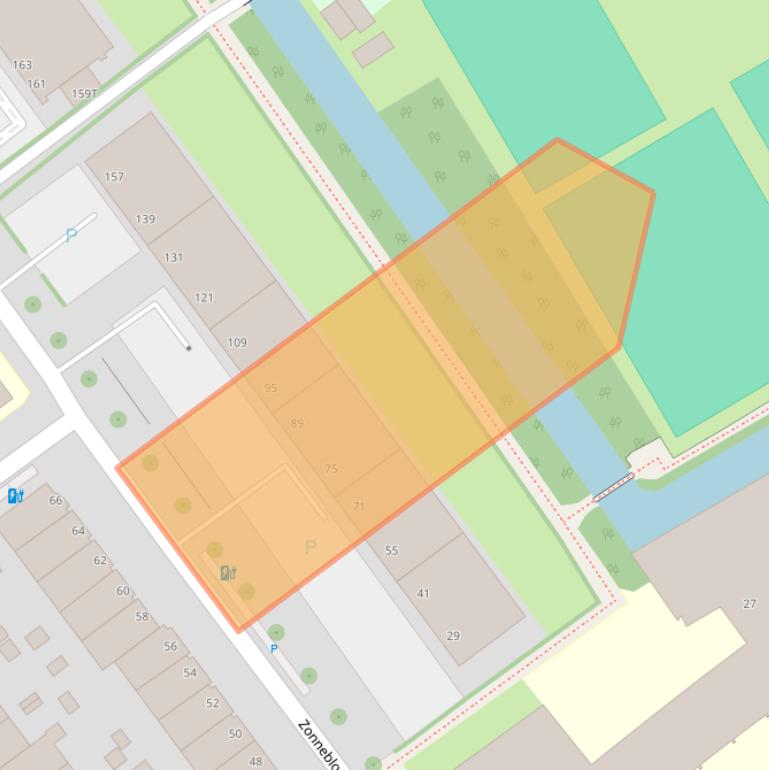 Kaart van postcodegebied 2565RR.