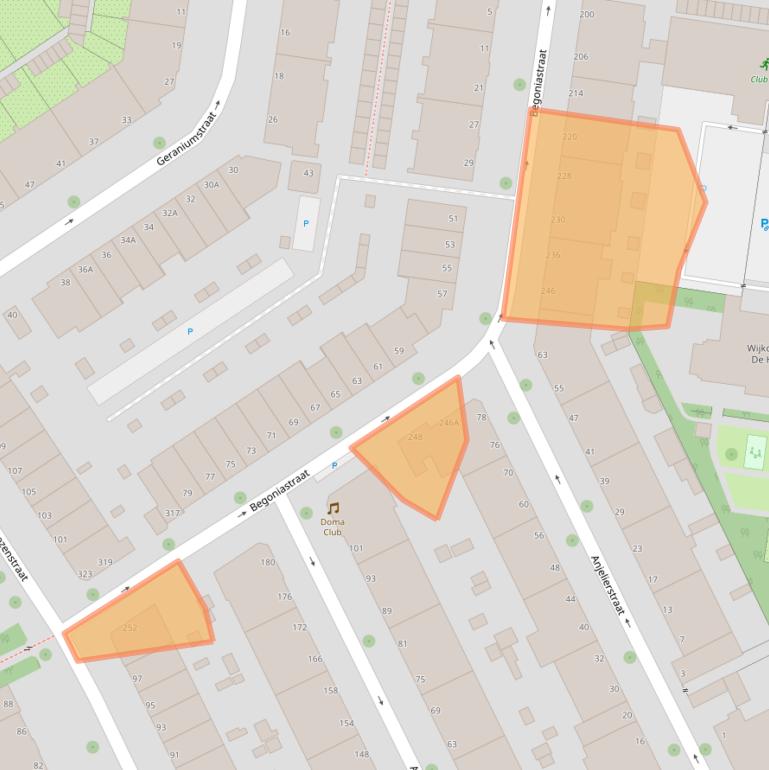 Kaart van postcodegebied 2565SV.