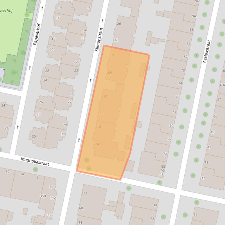 Kaart van postcodegebied 2565VM.