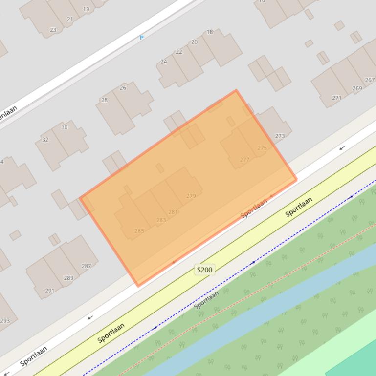 Kaart van postcodegebied 2566KK.