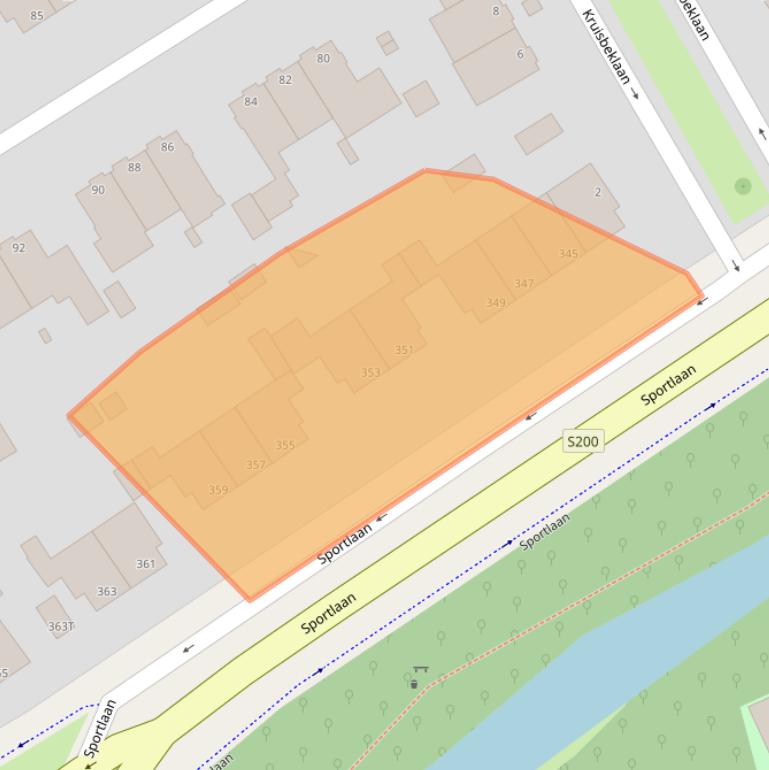 Kaart van postcodegebied 2566KR.