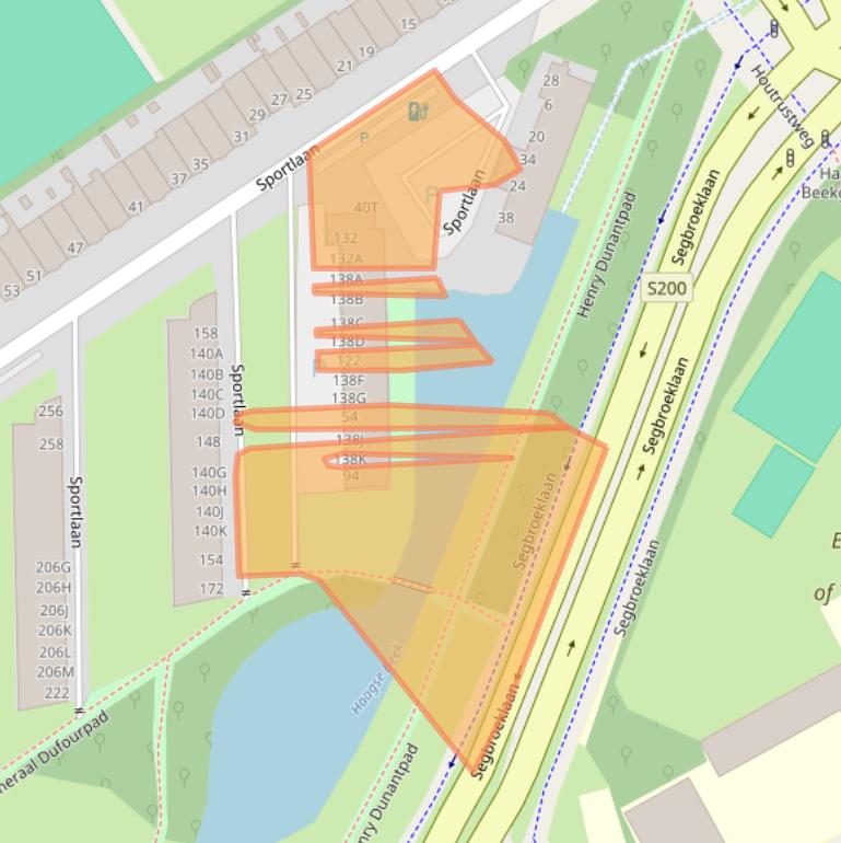 Kaart van postcodegebied 2566LB.