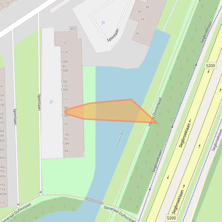 Kaart van postcodegebied 2566LC.