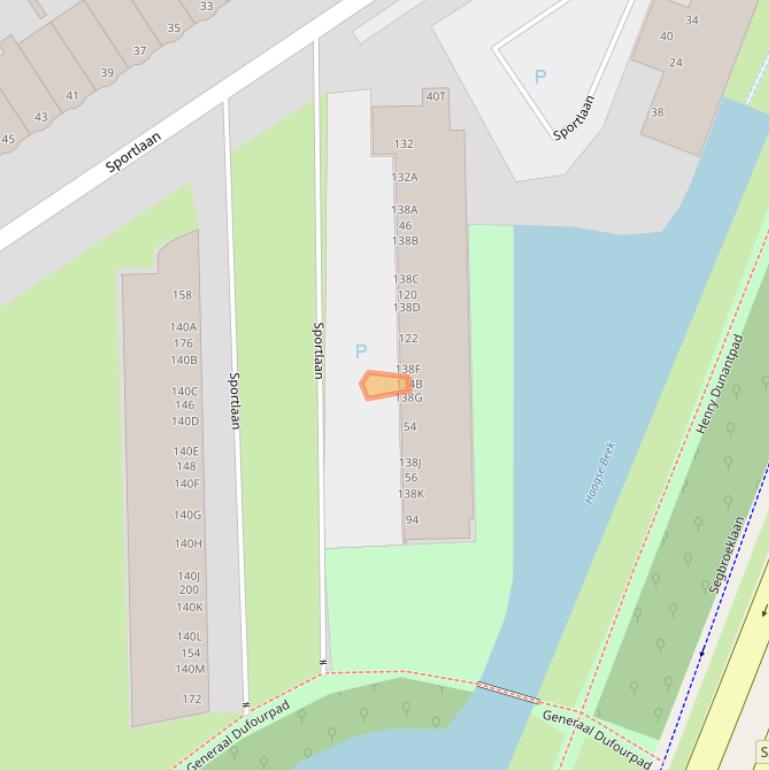 Kaart van postcodegebied 2566LD.