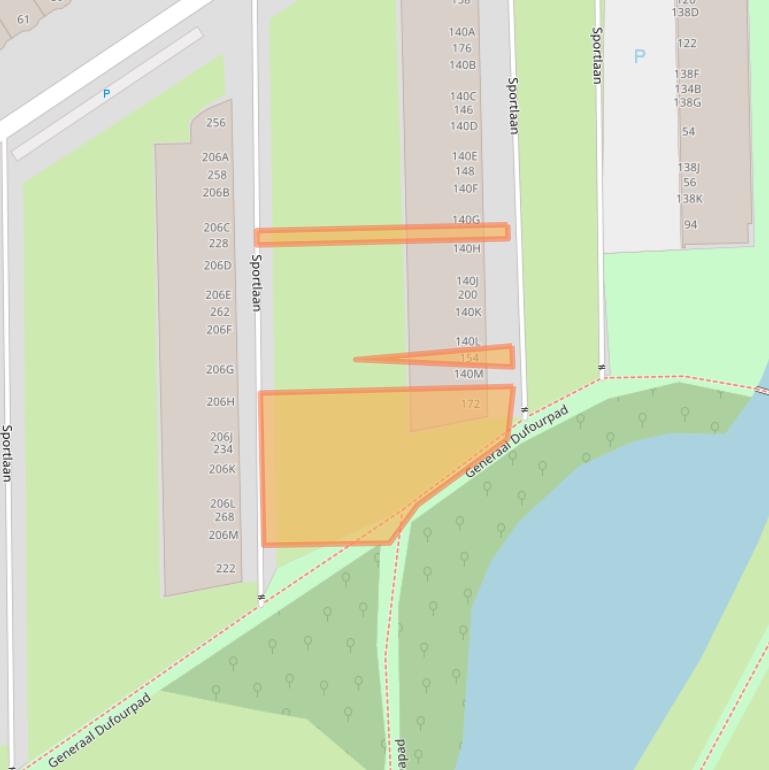 Kaart van postcodegebied 2566LH.