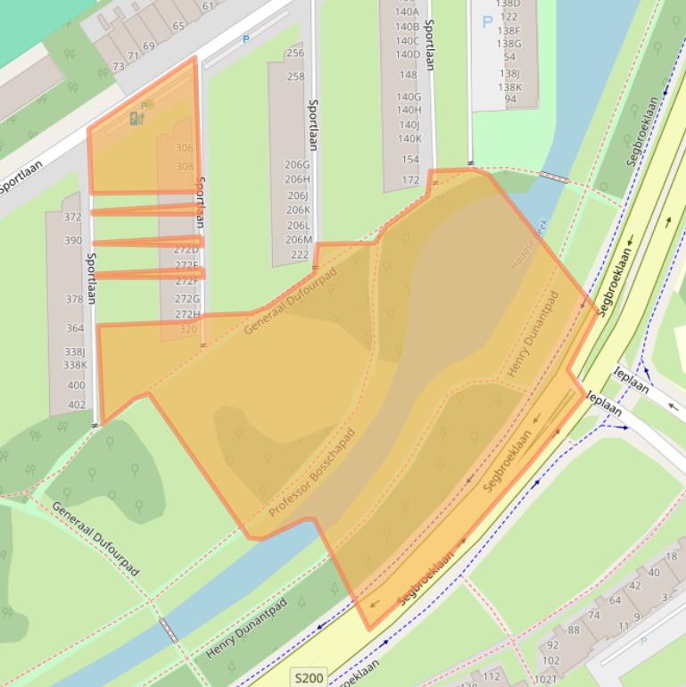 Kaart van postcodegebied 2566LN.