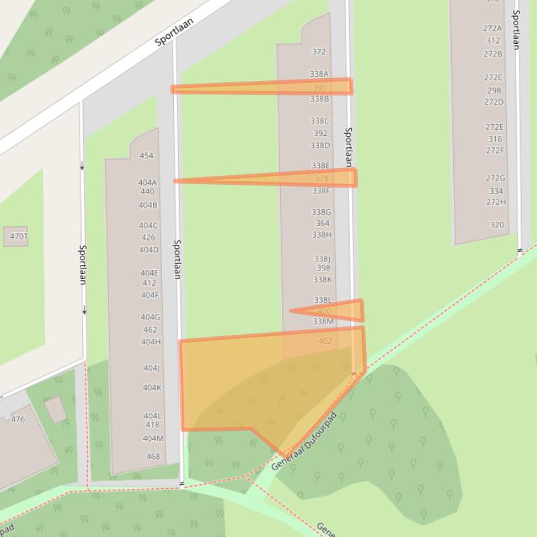 Kaart van postcodegebied 2566LR.